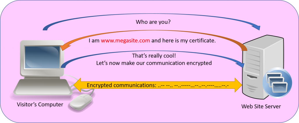 SSL certificate diagram