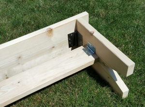 Underside of Folding Carpenter's Bench