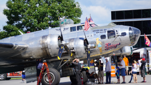Sentimental Journey B17 at Albany International Airport August 24, 2017