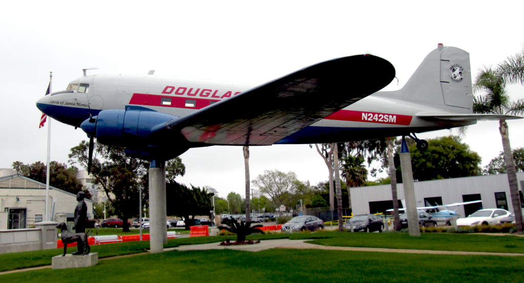 Spirit of Santa Monica DC3 at the Museum of Flying