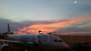 American Airlines A330 in Philadelphia getting ready to board