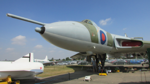 Avro Vulcan B2 bomber on display at the Newark Air Museum