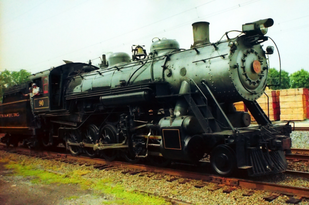 Locomotive #90 at the Strasburg Railroad