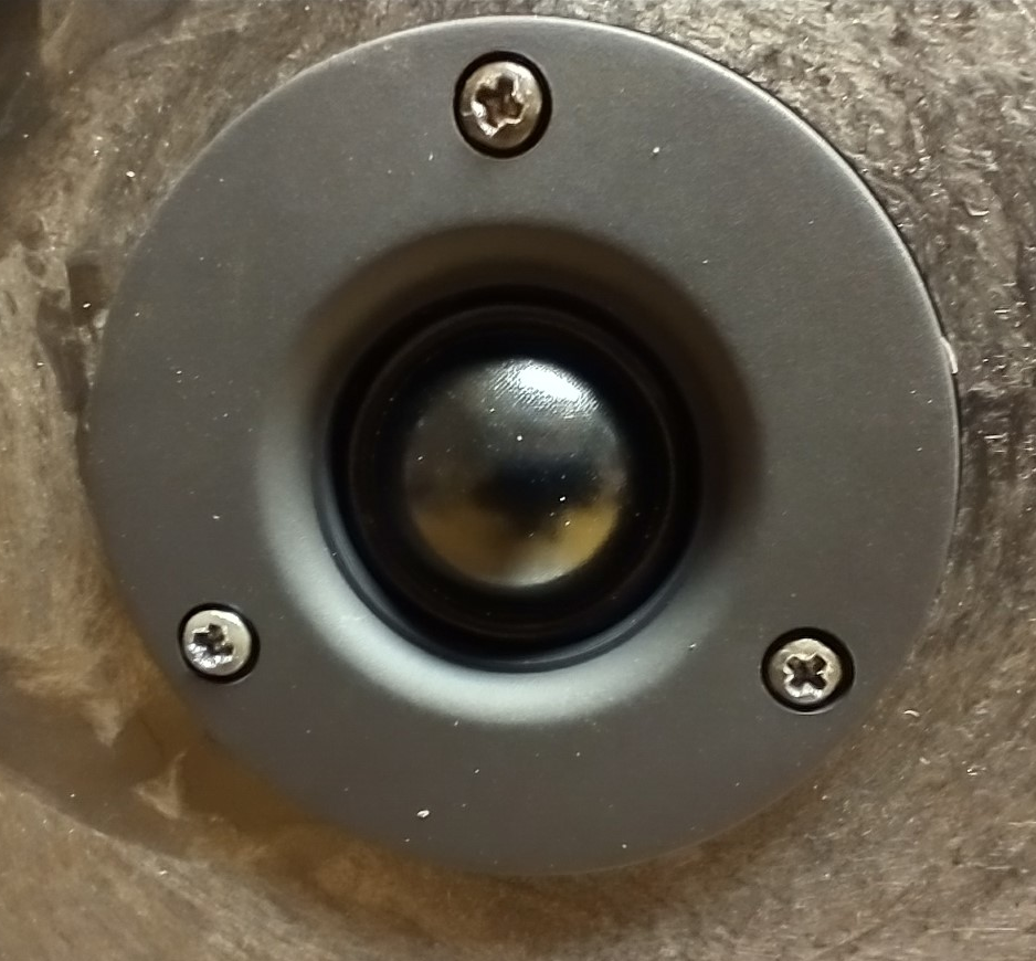 New tweeter installed in cabinet