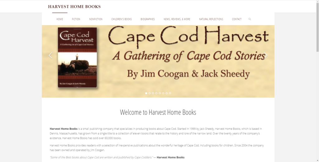 Cape Cod Harvest Home Page