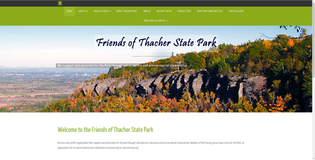 Friends of Thacher State Park Home Page