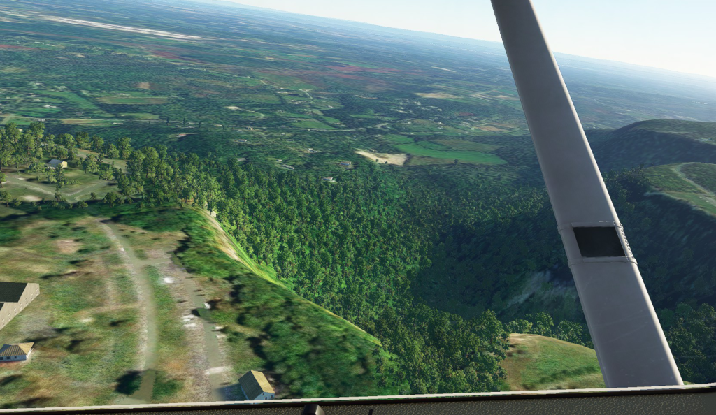 Thacher Park  from the air