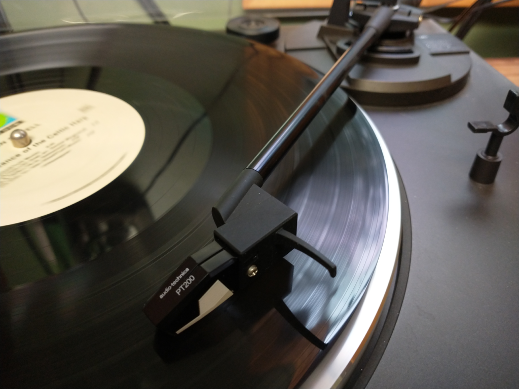 Technics turntable with AudioTechnica cartridge