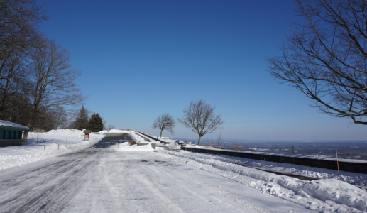 Thacher State Park Overlook in Winter