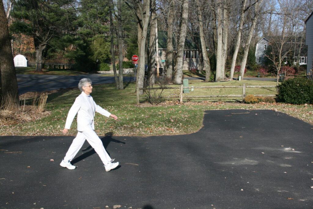 Example of Anita walking