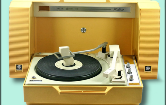 An example of a record player - the very popular GE Wildcat