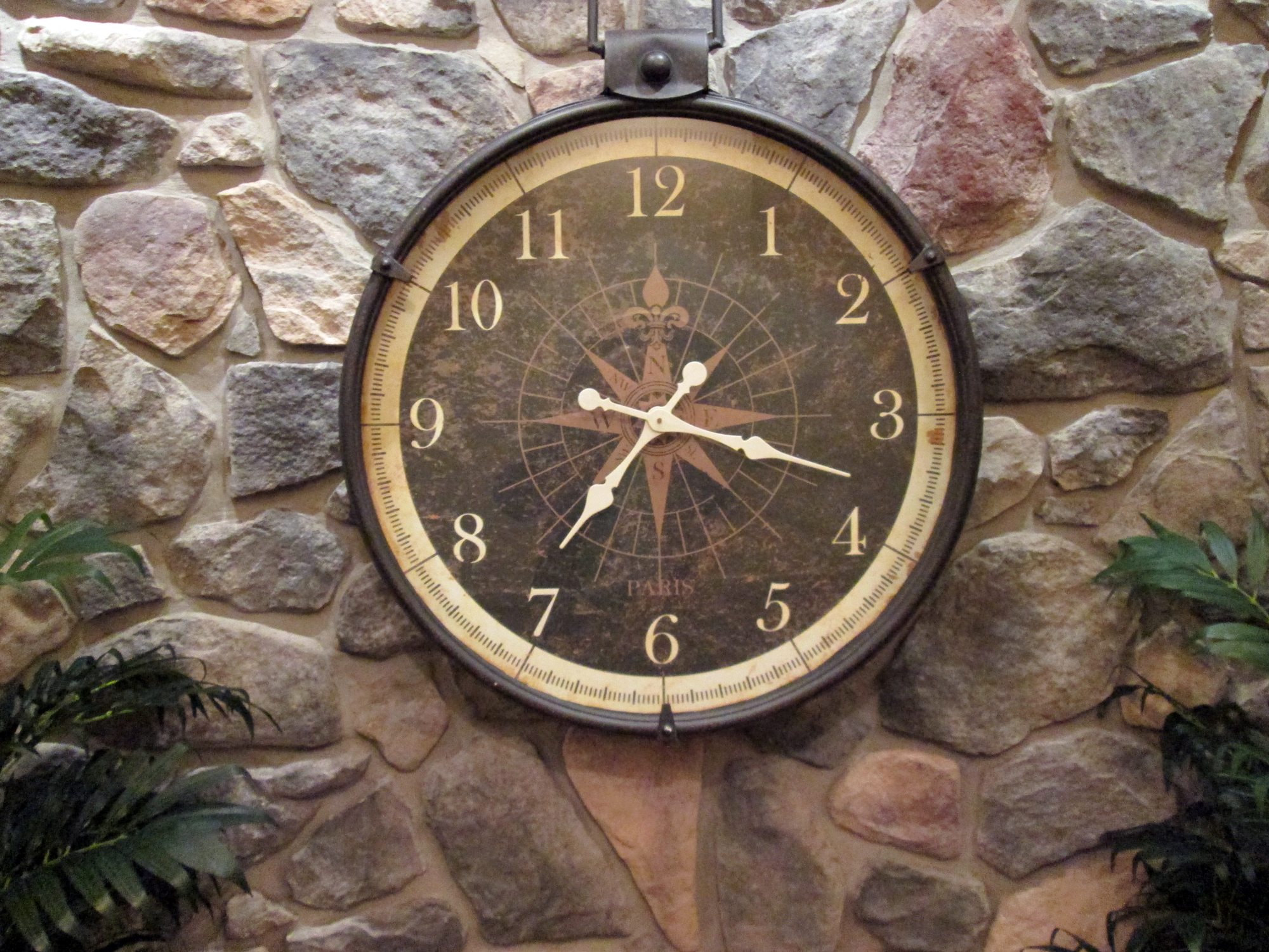 Clock on the wall, Clayton, NY