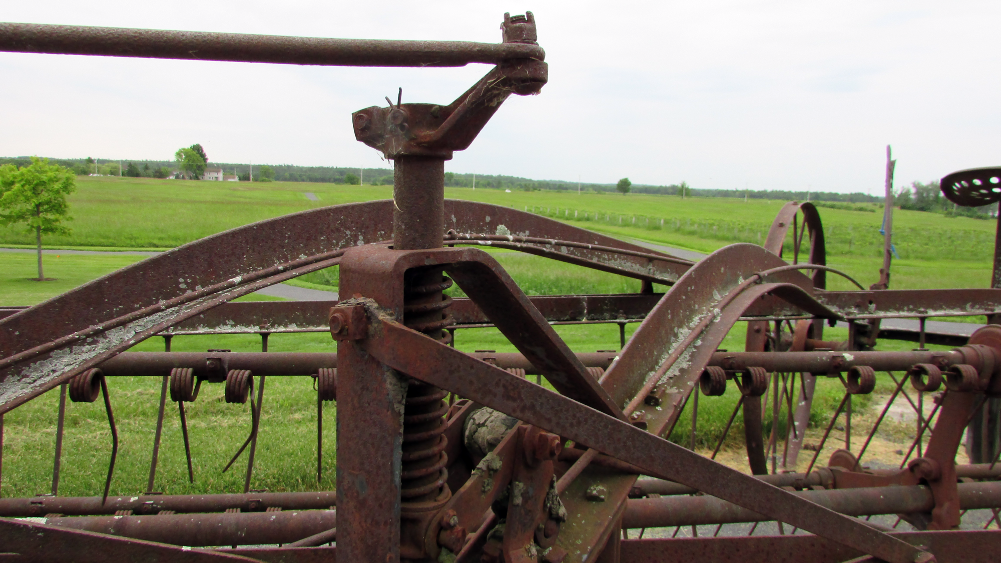 Farm machinery at the Zenda Farm Preserve