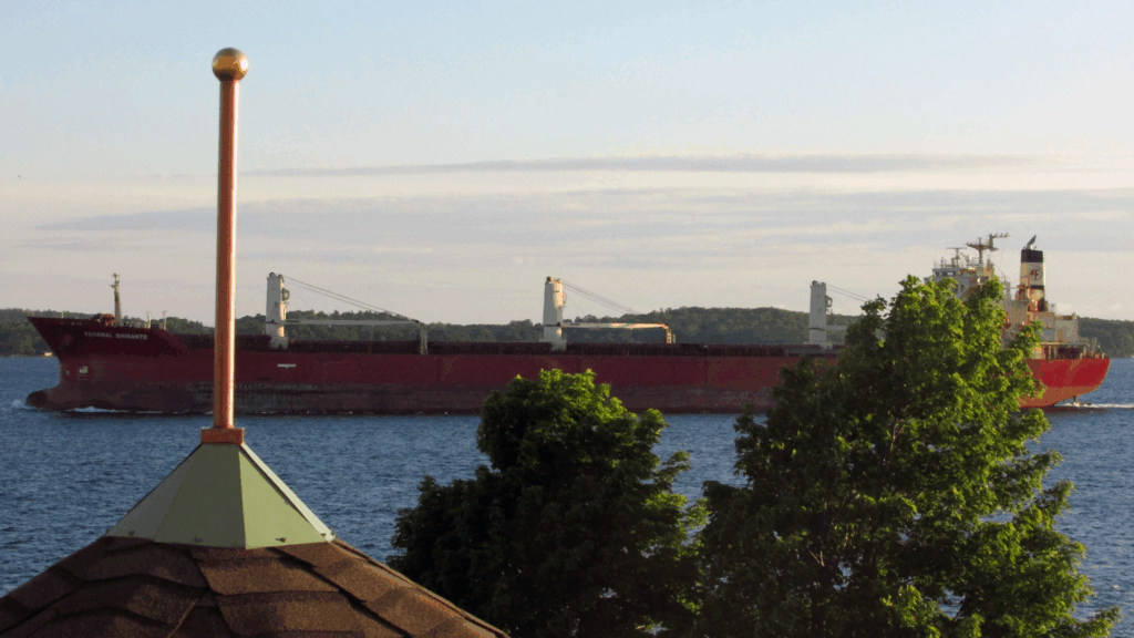 Federal Shimanto on the St. Lawrence Seaway