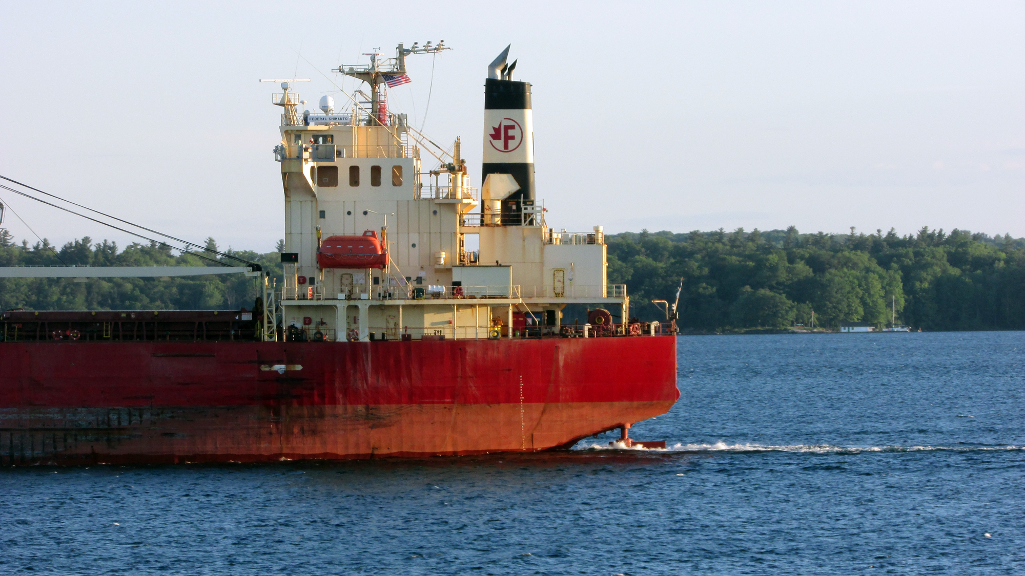 Federal Shimanto on the St. Lawrence Seaway