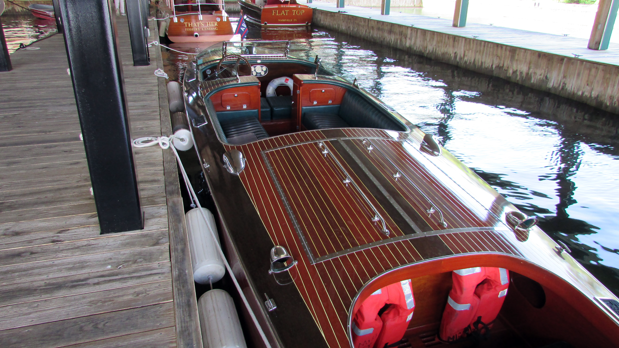 High speed wooden boat