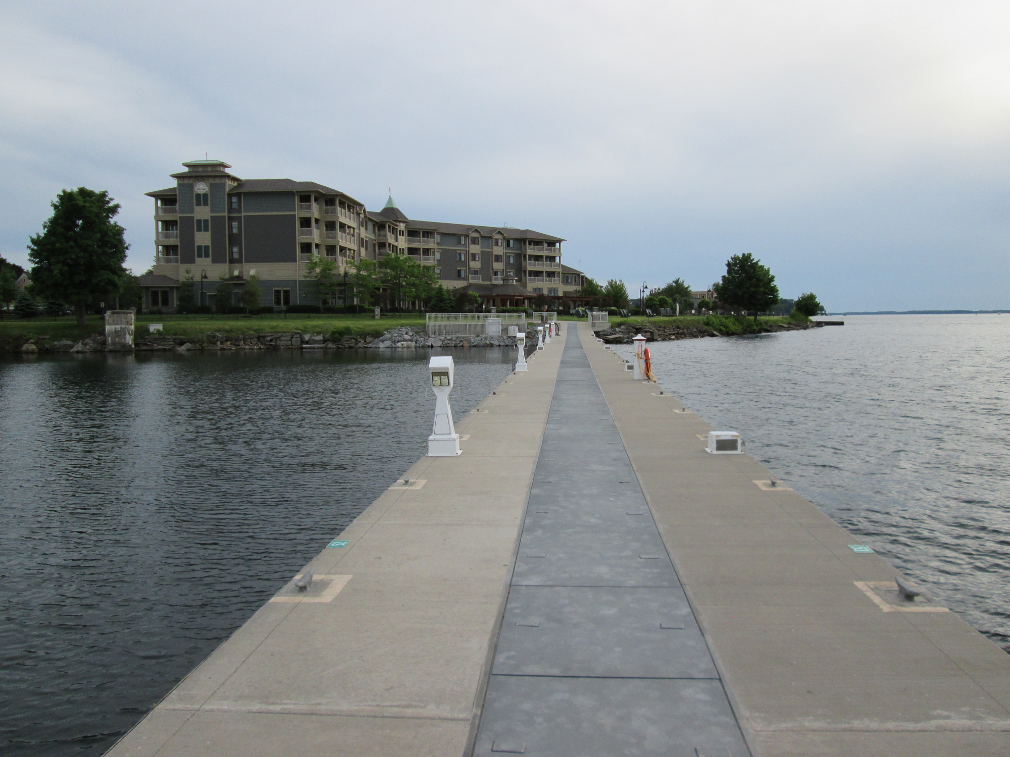 Tie up here in Clayton, NY