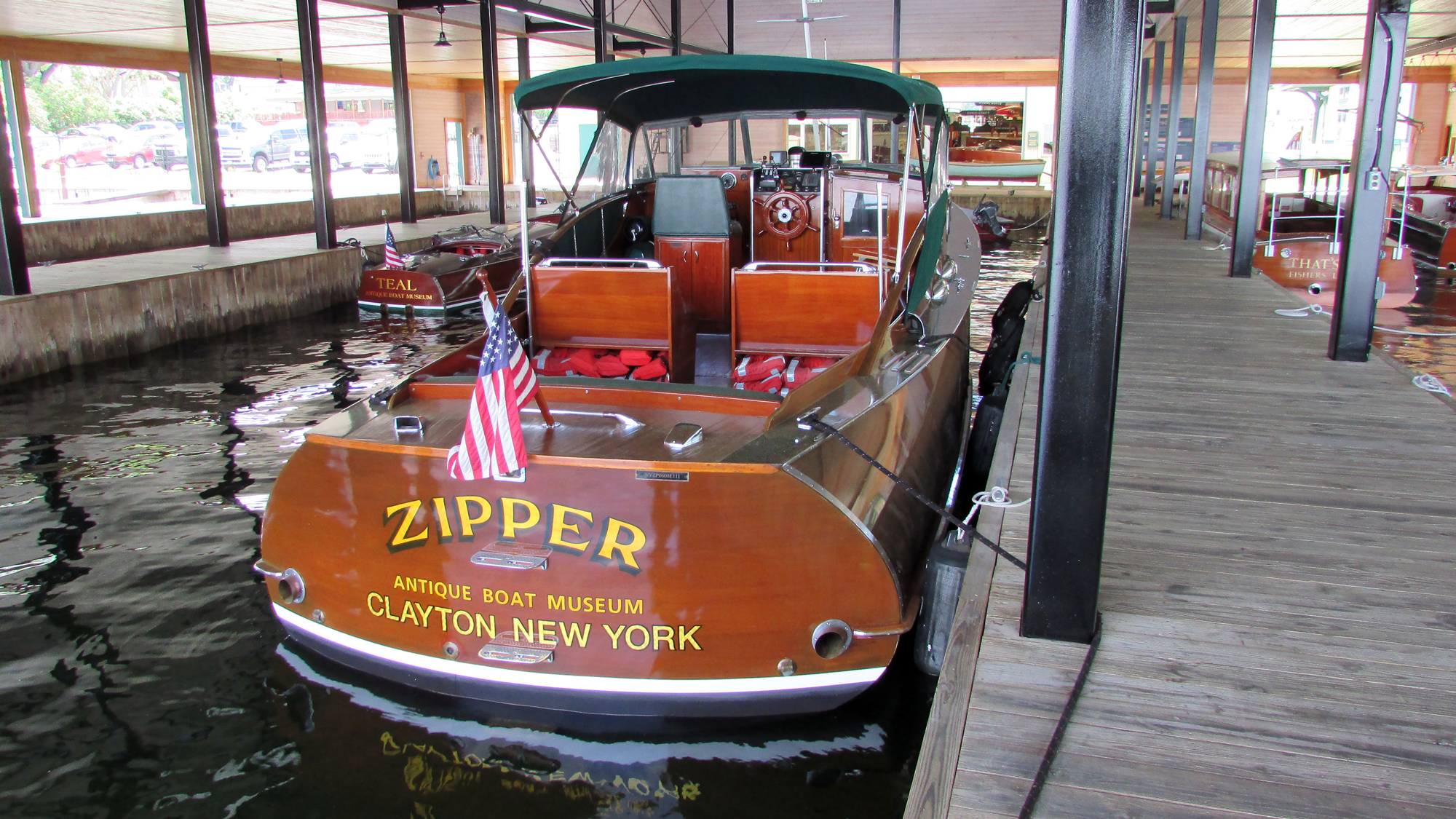 Zipper at the Antique Boat Museum - 41 1/2' built in 1974