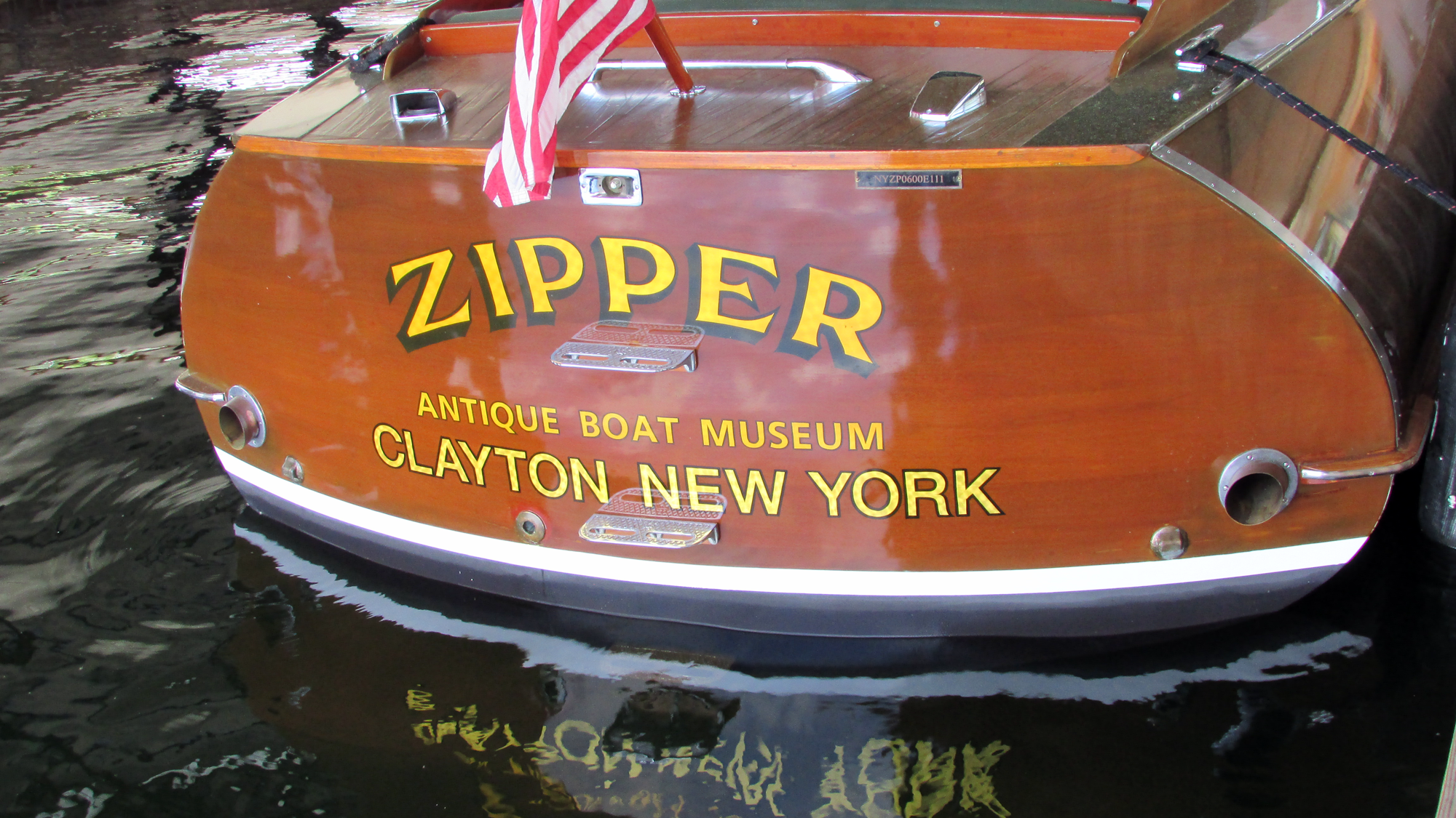 Zipper at the Antique Boat Museum - 41 1/2' built in 1974
