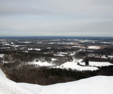 View from the Thacher State Park overlook toward the town of Altamont