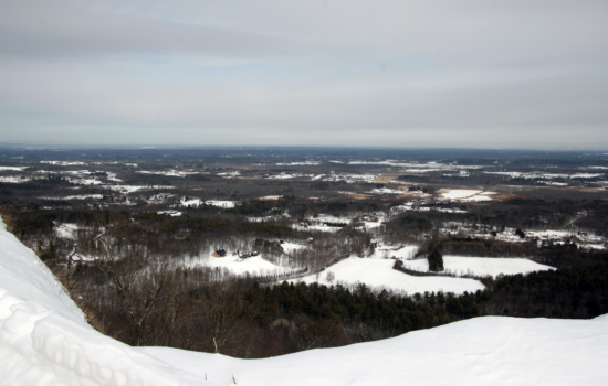 View from the Thacher State Park overlook toward the town of Altamont
