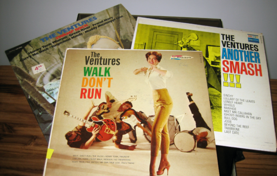 Three LP albums by the Ventures