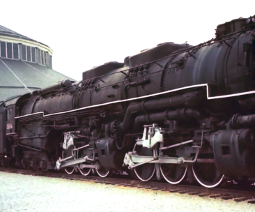 Chesapeake & Ohio RR "Allegheny" 2666 locomotive at the B & O Museum in Baltimore